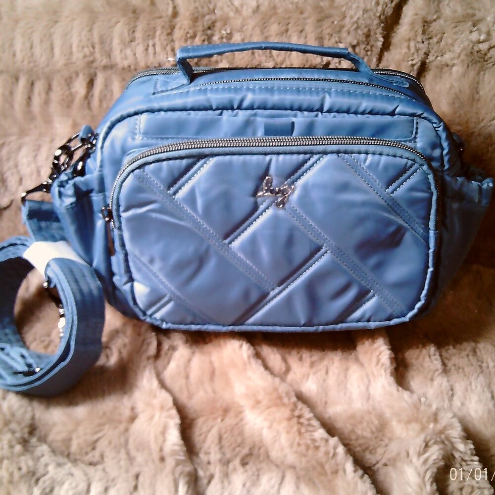 The Awesome Lug Boomer Crossbody Bag in Blue Moon